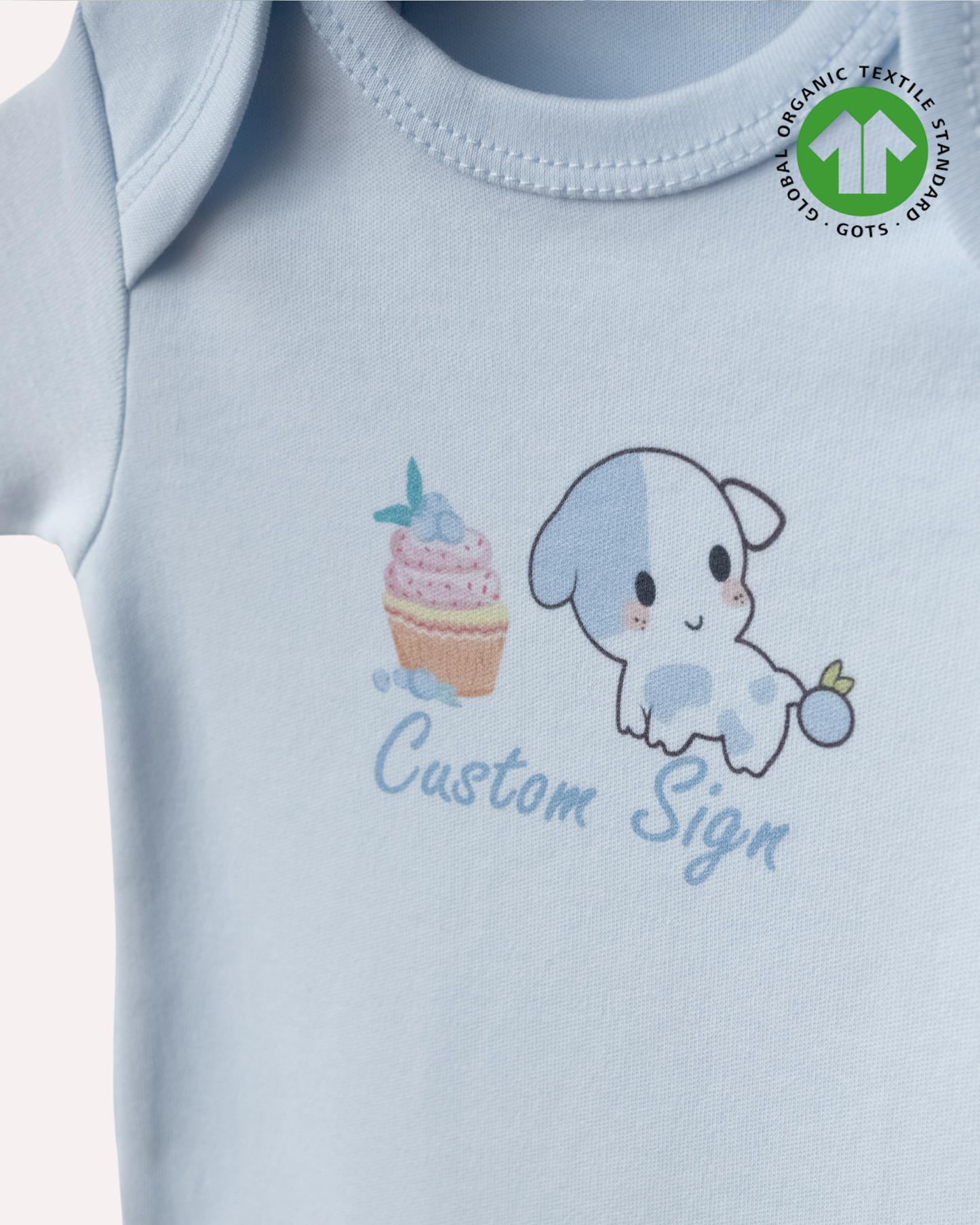 ORGANİK Beyaz Mavi Badili 3'lü Hastane Çıkışı (2'li Seri)