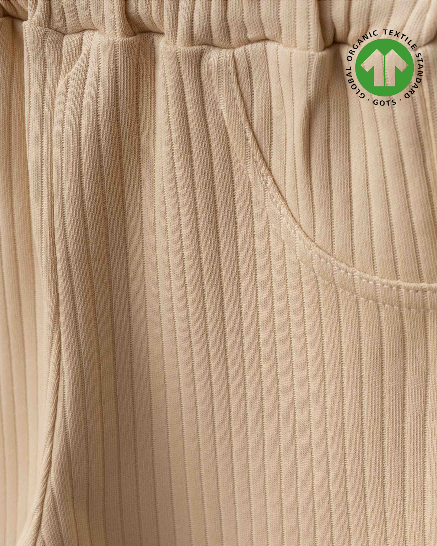 ORGANİK Çizgili 2'li Krem Takım (6'lı Seri)