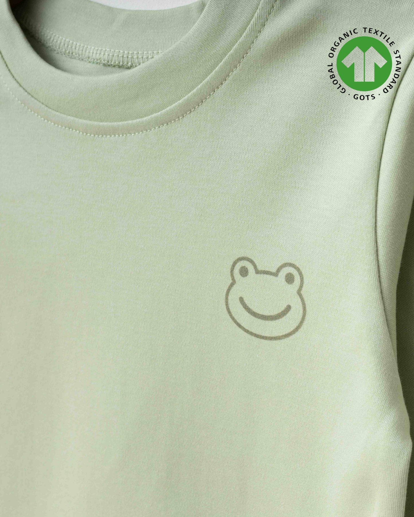 ORGANİK Fıstık Yeşili Pijama Takımı (5'li Seri)