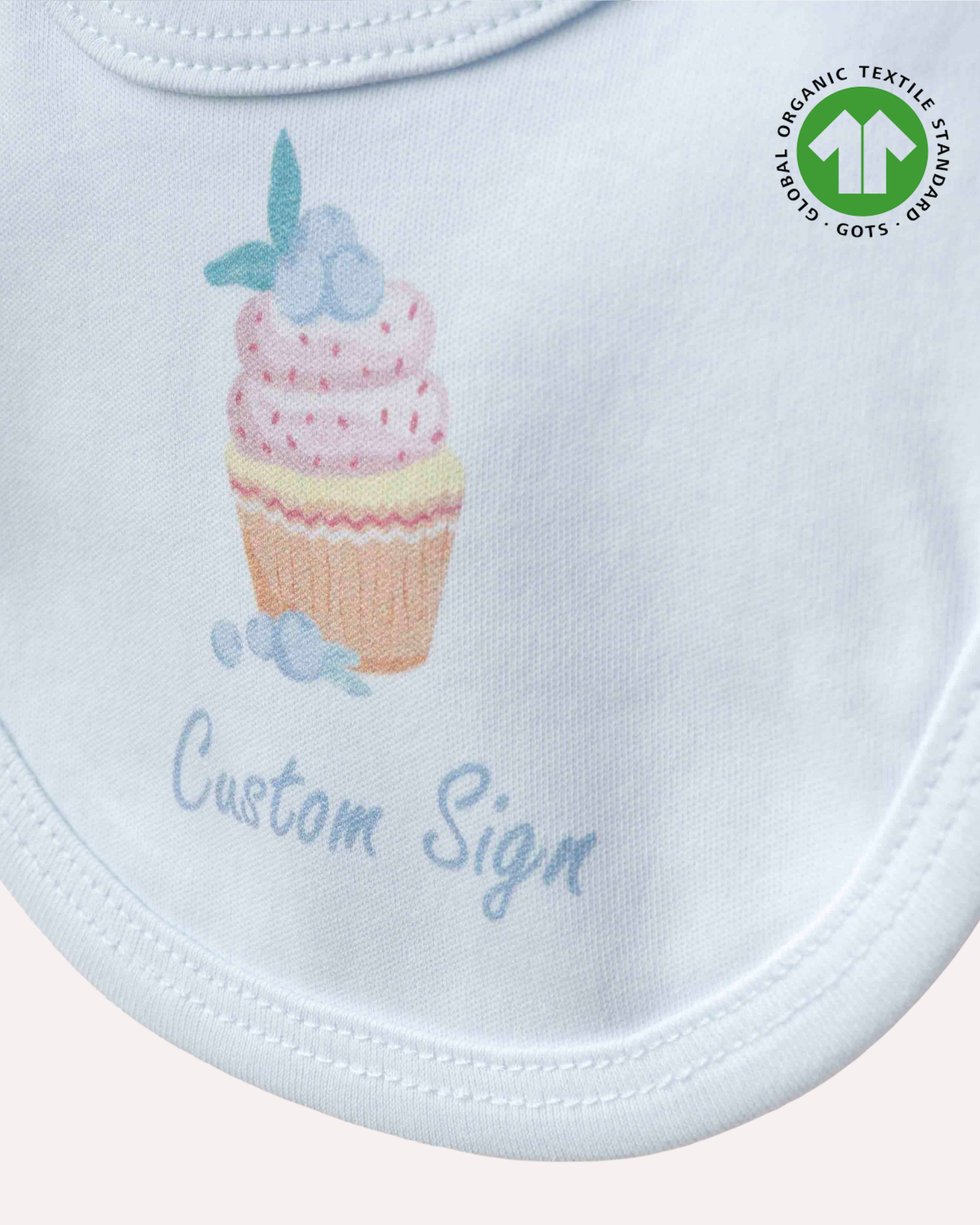 ORGANİK Açık Mavi Mama Önlüğü (5'li Paket)