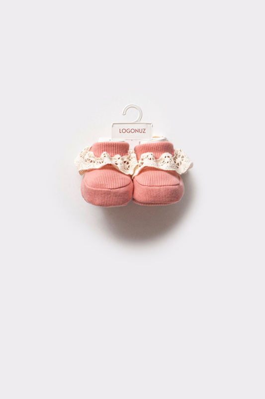 Spitzenbooties Lachs (6 Paar)