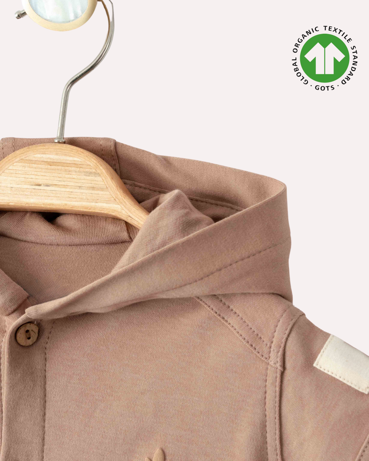 ORGANİK Kapüşonlu Kahve Tulum (6'lı Seri)