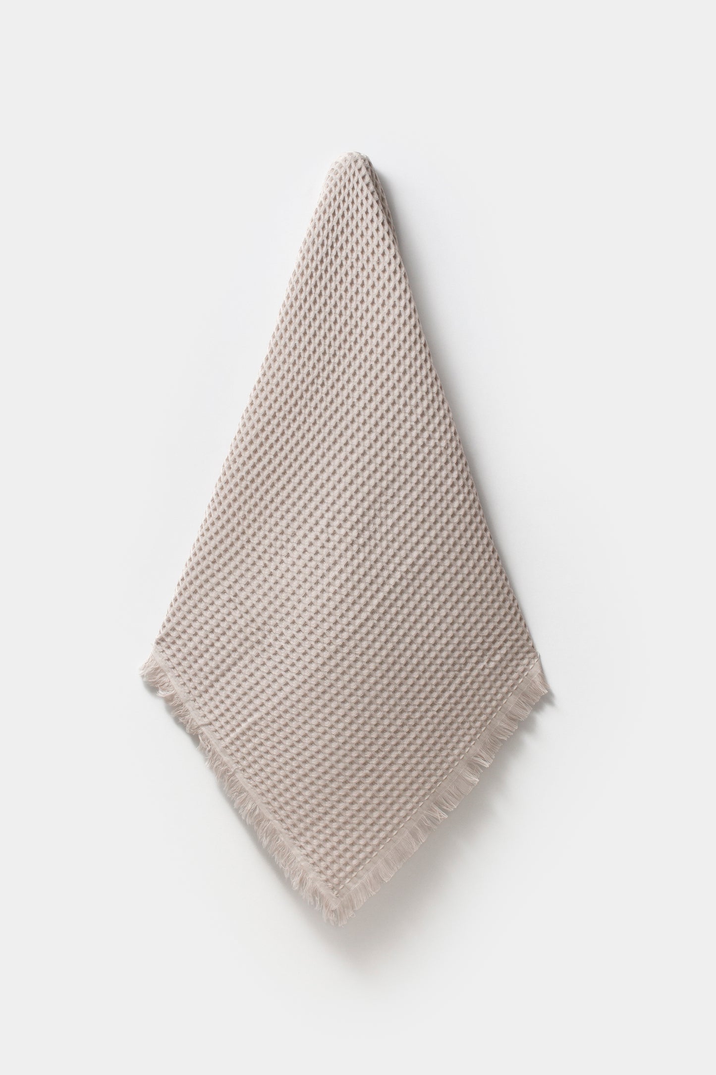 %100 Pamuk Püsküllü Waffle Pike Battaniye 115x120cm