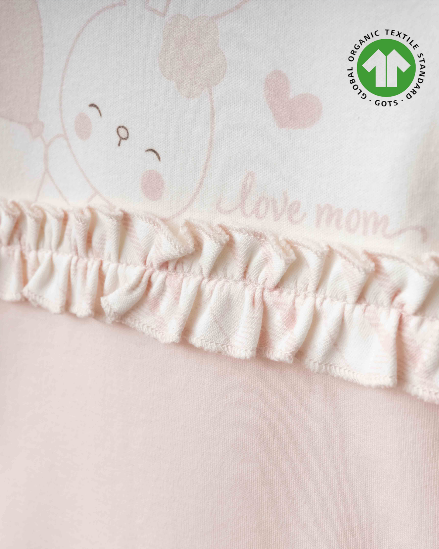 ORGANİK Pembe Tulum (4'lü Seri)