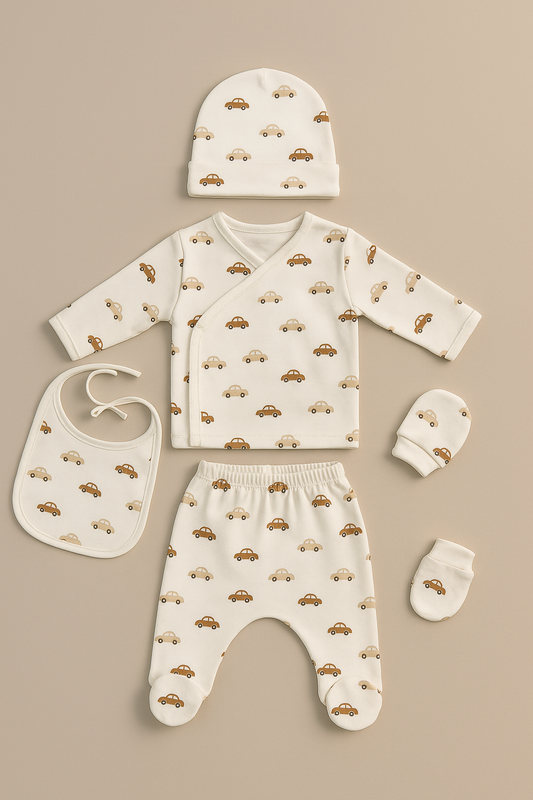 Araba Baskılı 5'li Hastane Çıkışı