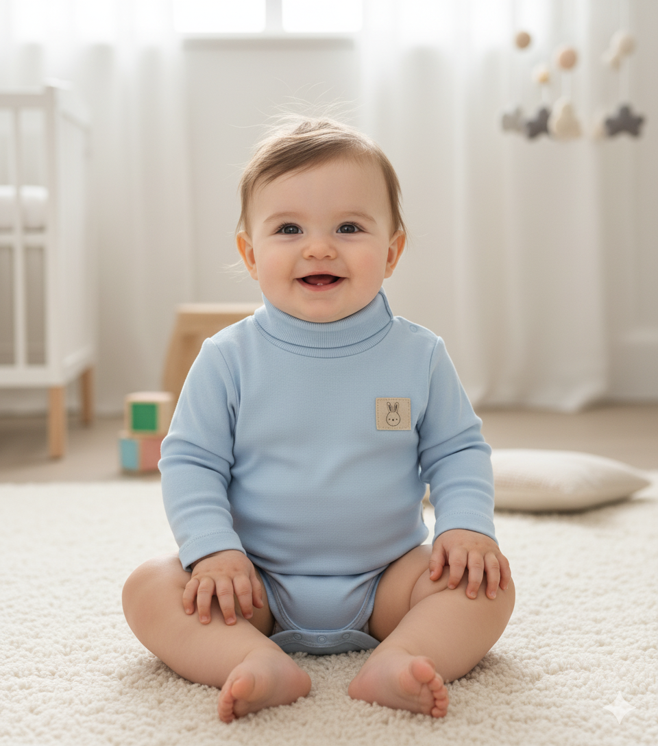 Balıkçı Yaka Uzun Kollu Body (3'lü Seri) 2085