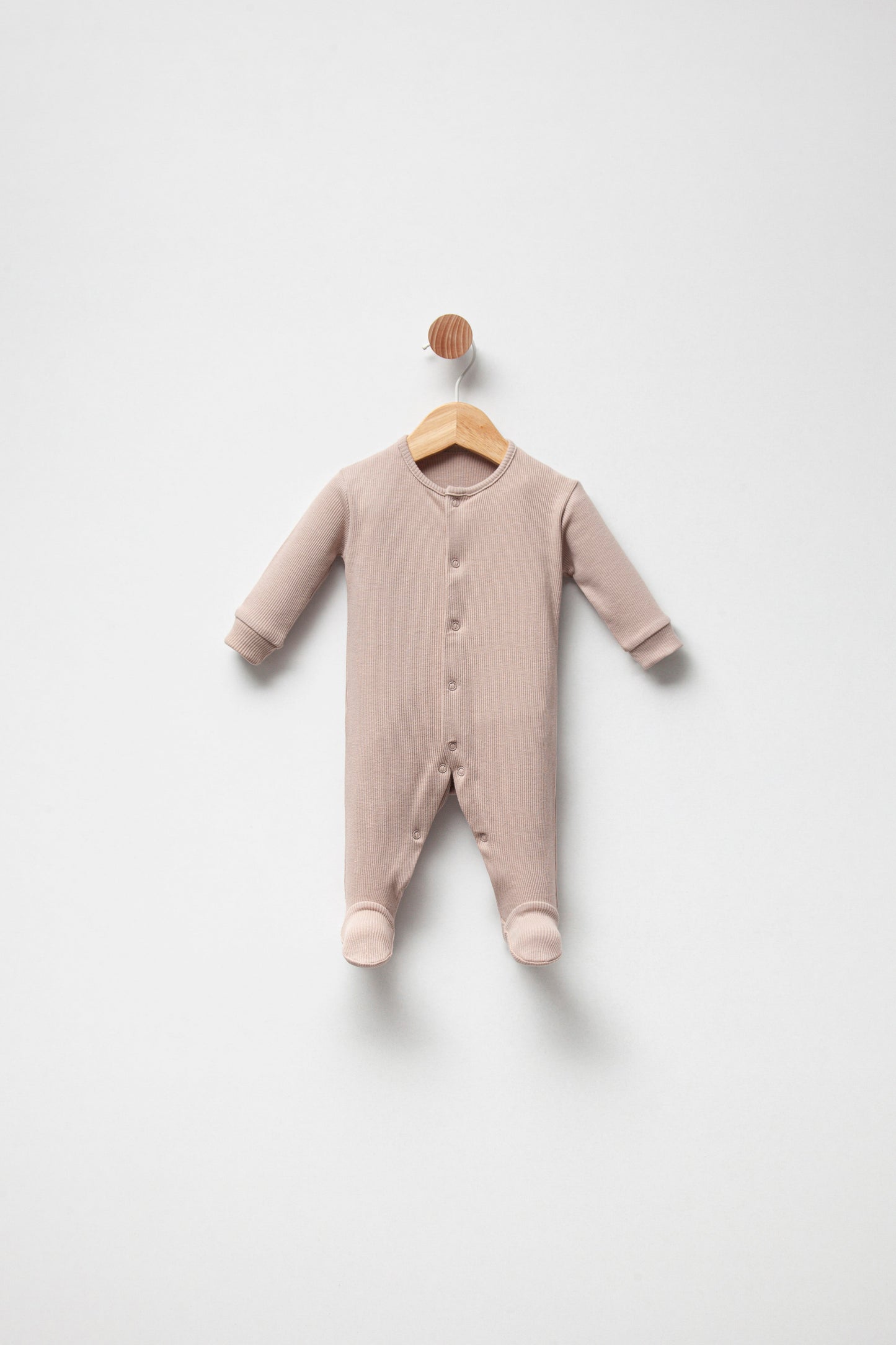 Önden Çıtçıtlı Tulum Vizon (4'lü Seri)