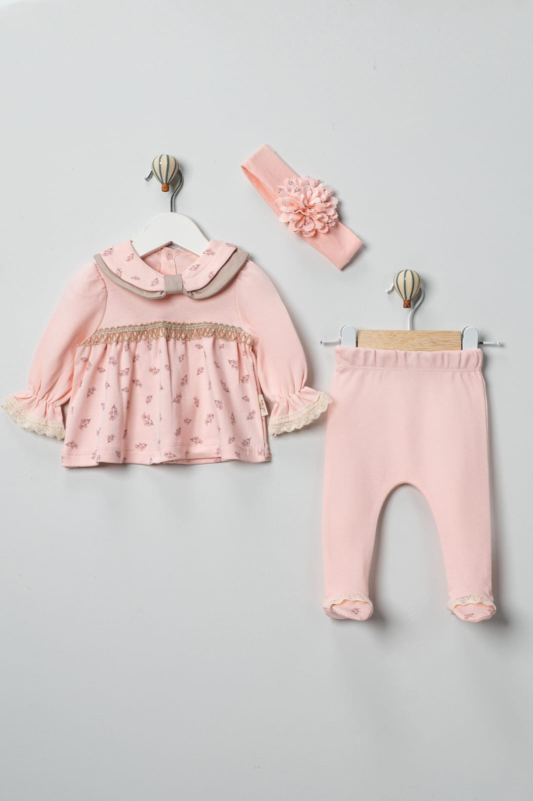 3'lü Hastane Çıkışı Seti (2'li Seri) / Kod:2517