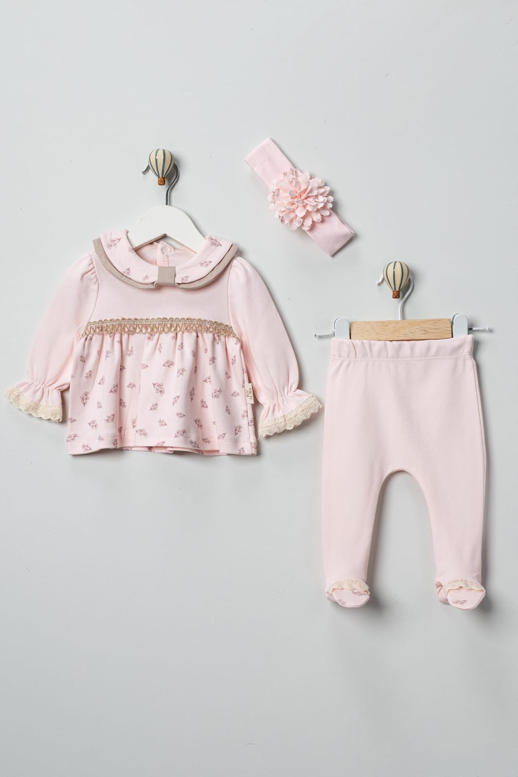 3'lü Hastane Çıkışı Seti (2'li Seri) / Kod:2517