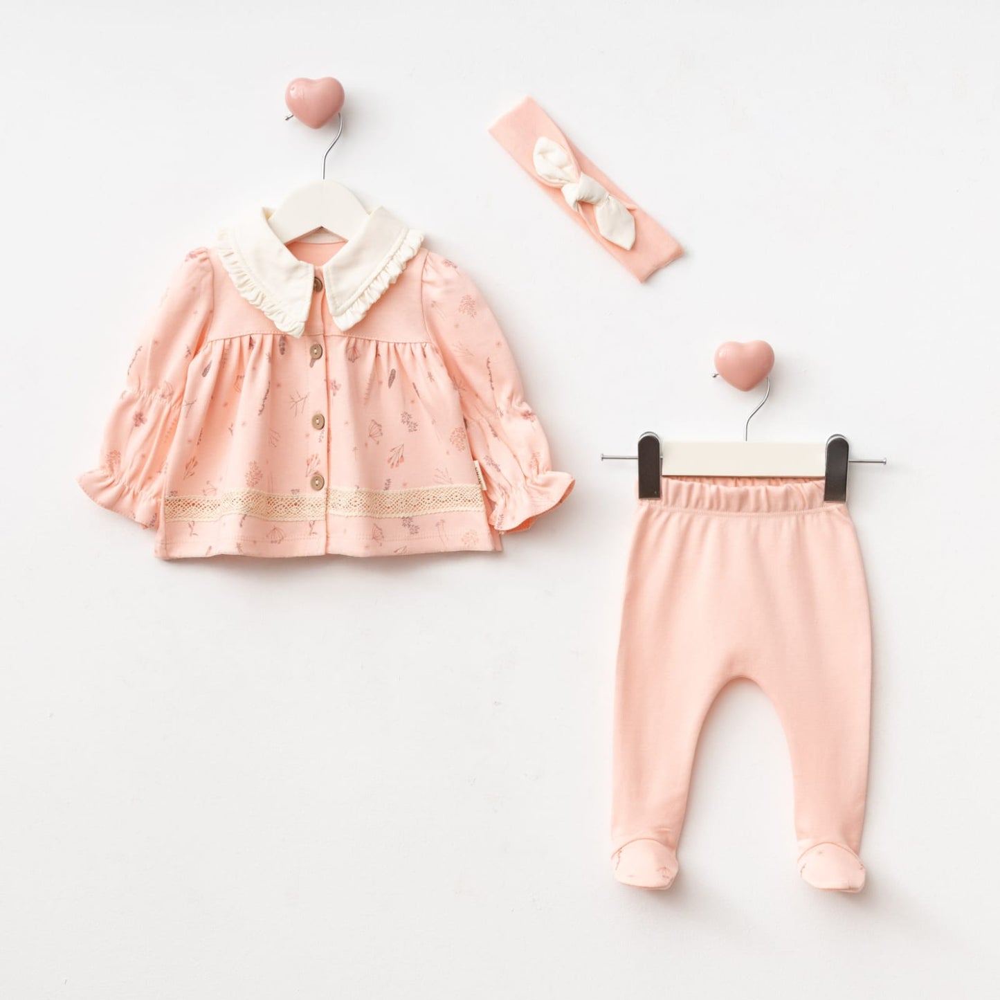 3'lü Hastane Çıkışı Seti (2'li Seri) / Kod:2508