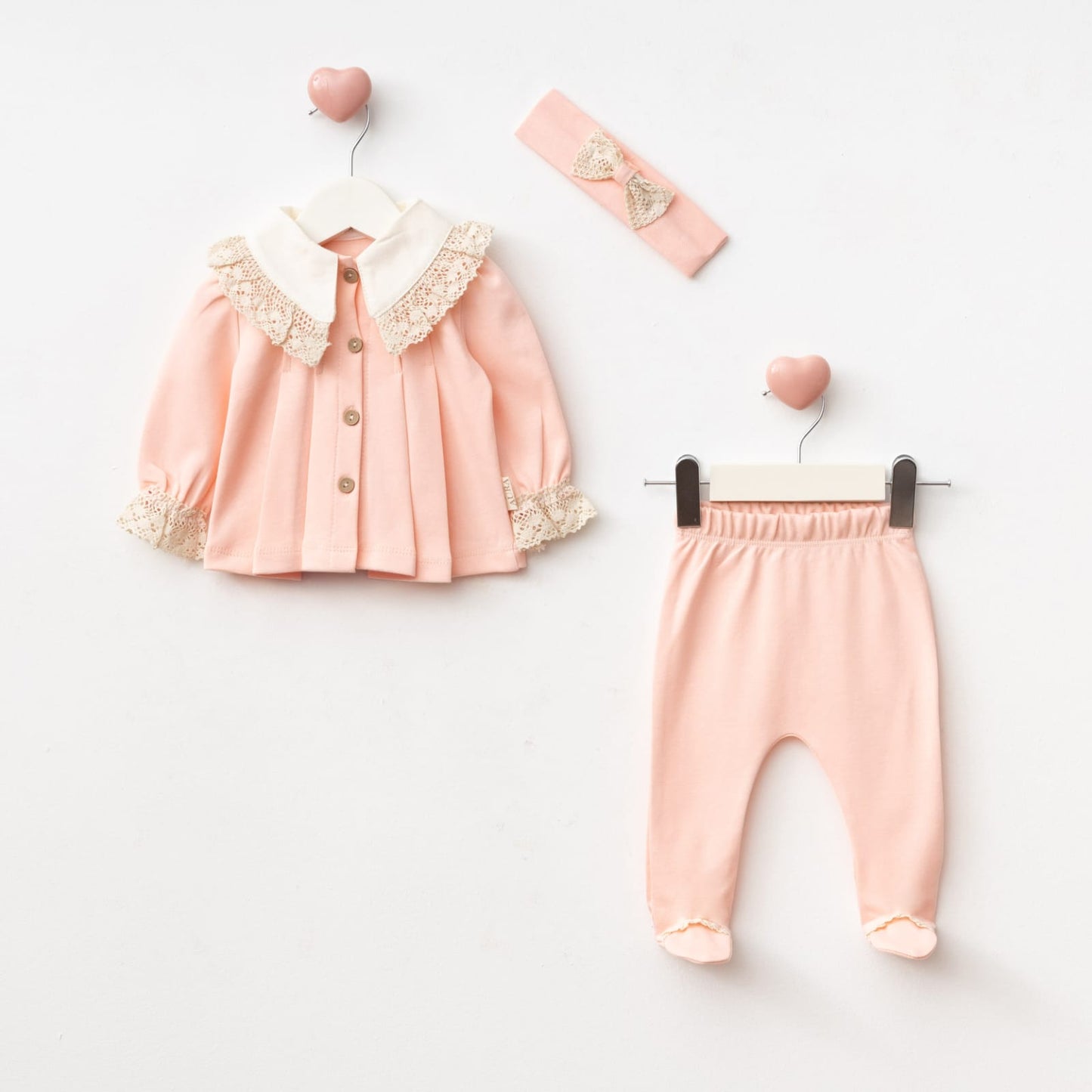 3'lü Hastane Çıkışı Seti (2'li Seri) / Kod:2504