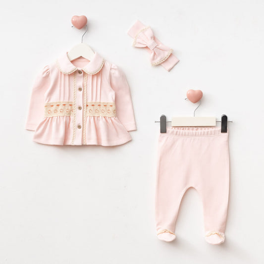 3'lü Hastane Çıkışı Seti (2'li Seri) / Kod:2501