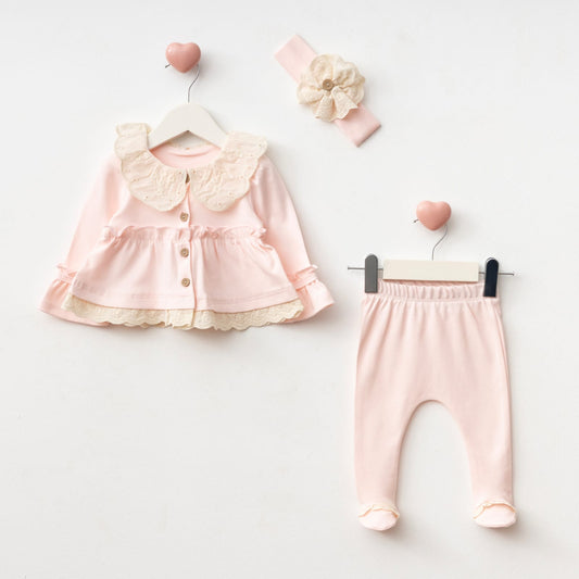 3'lü Hastane Çıkışı Seti (2'li Seri) / Kod:2401