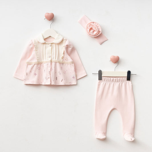 3'lü Hastane Çıkışı Seti (2'li Seri) / Kod:2509