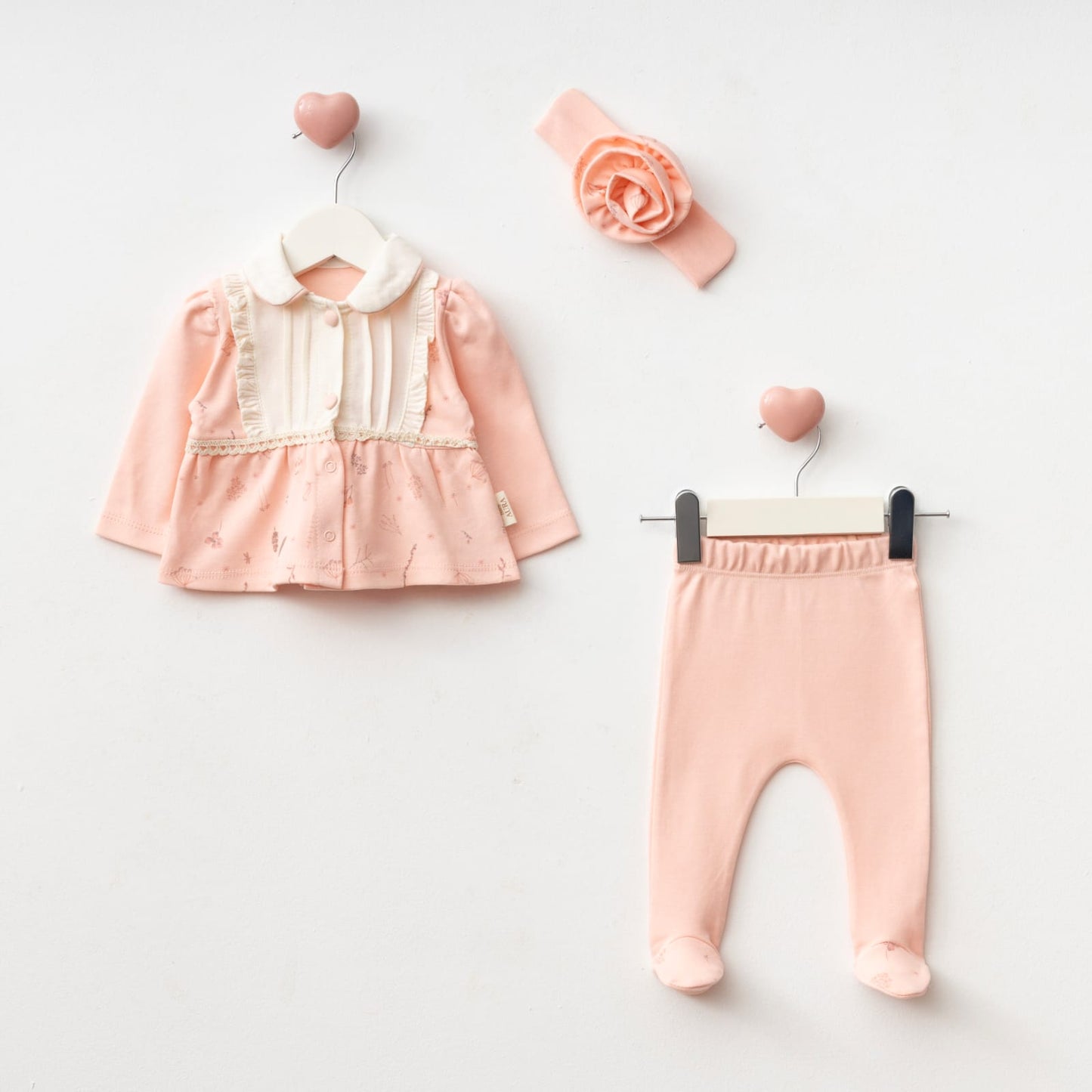 3'lü Hastane Çıkışı Seti (2'li Seri) / Kod:2509