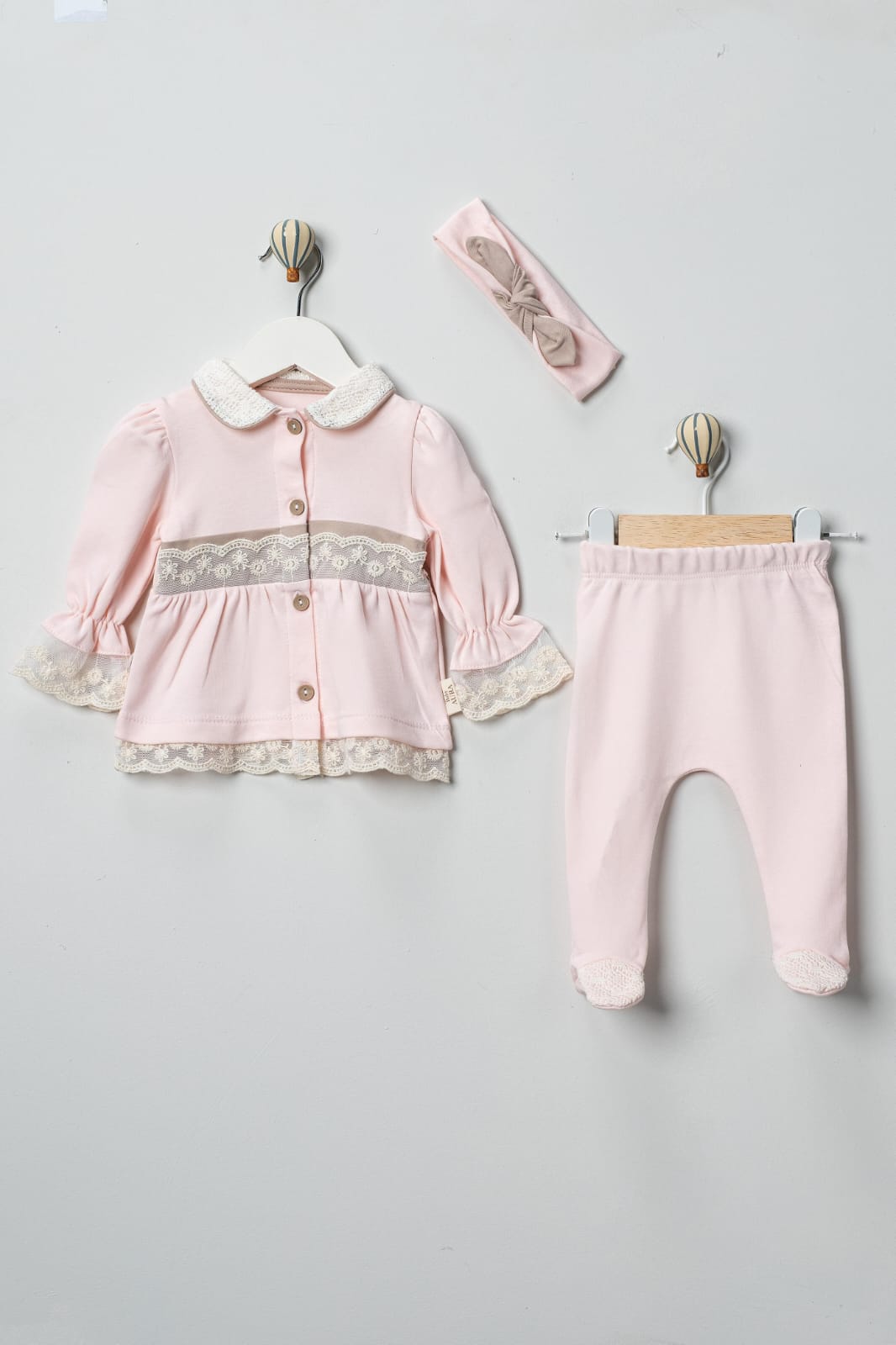 3'lü Hastane Çıkışı Seti (2'li Seri) / Kod:2520