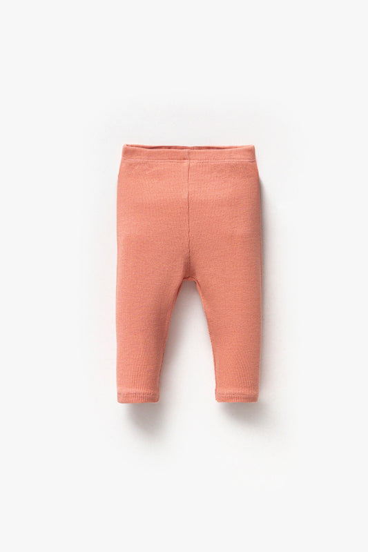 Lachsfarbene Cordstrumpfhose