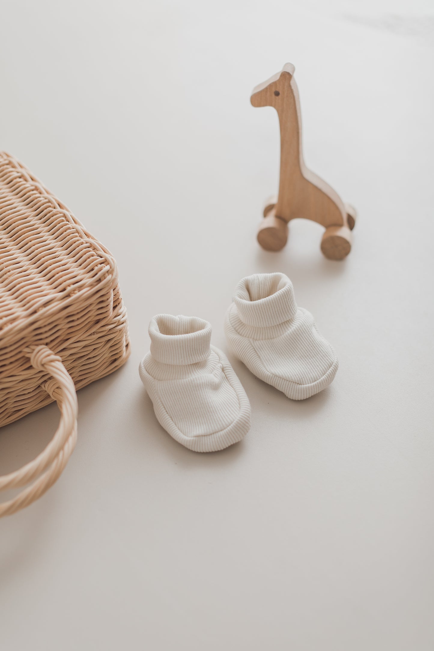 Booties Hellbeige (6 Paar)