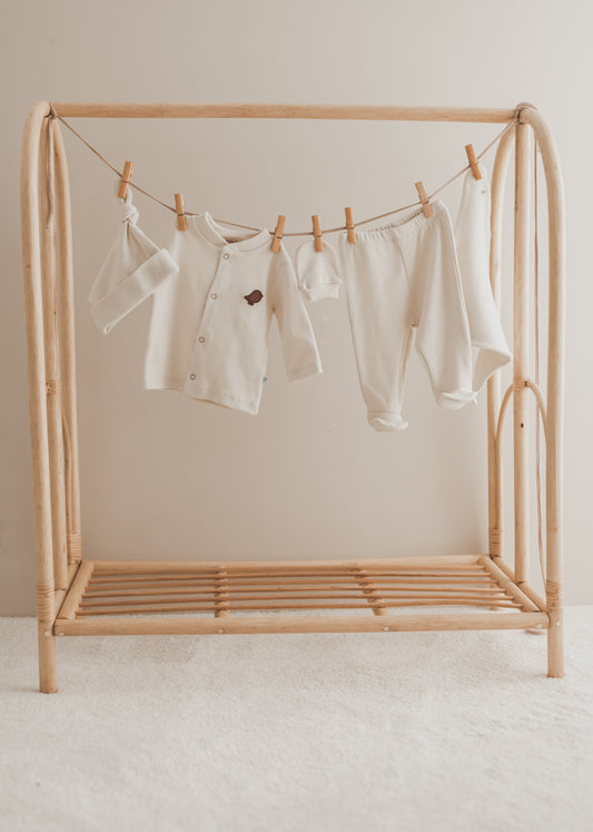 Camisole 5er-Pack Krankenhausausgang Beige