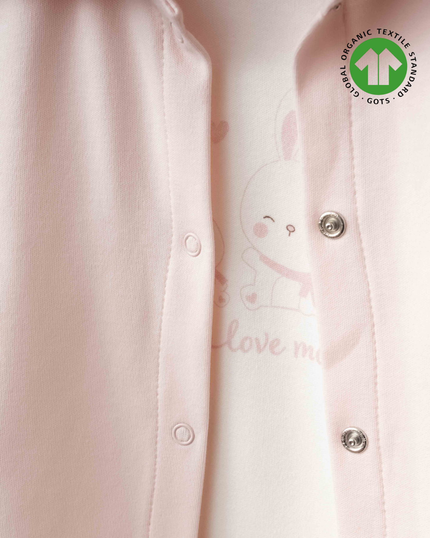 ORGANİK Toz Pembe Kapüşonlu 3'lü Takım (4'lü Seri)