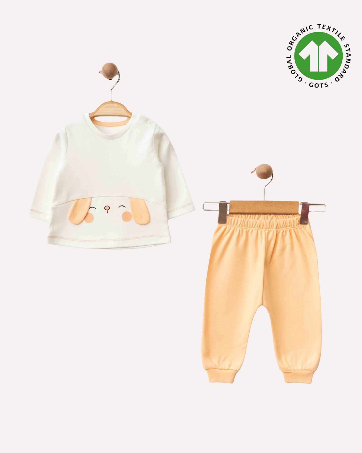 ORGANİK Tavşanlı Kapüşonlu 3'lü Takım (4'lü Seri)