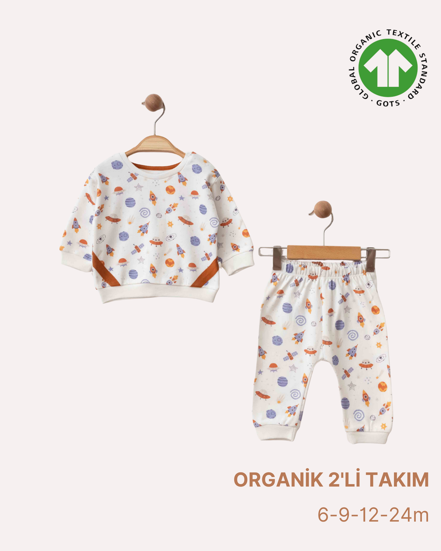 ORGANİK Uzay Temalı 2'li Takım (4'lü Seri)