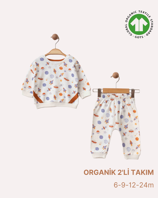 ORGANİK Uzay Temalı 2'li Takım (4'lü Seri)