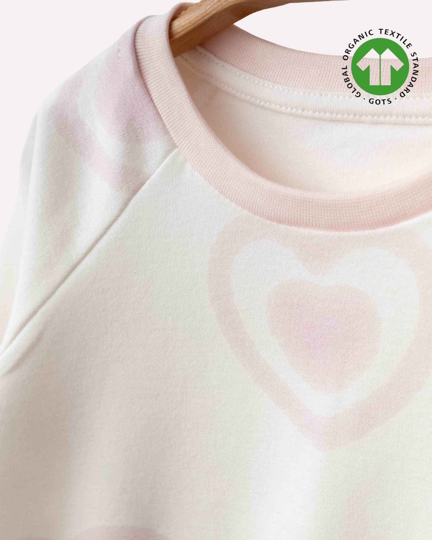 ORGANİK Pembe Kalpli 2'li Takım (3'lü Seri)