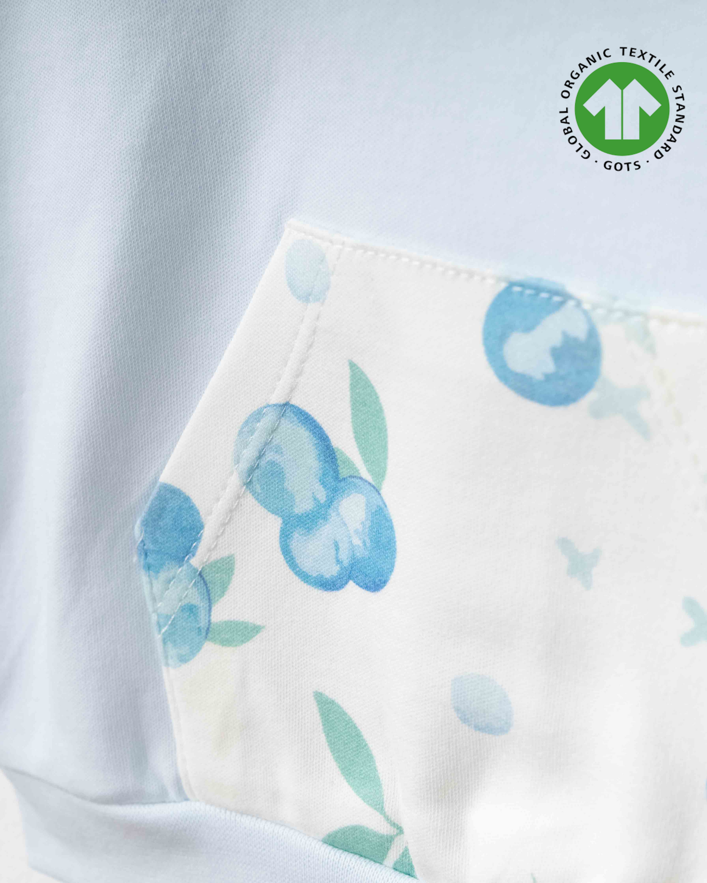 ORGANİK Mavi Kapüşonlu 2'li Takım (4'lü Seri)