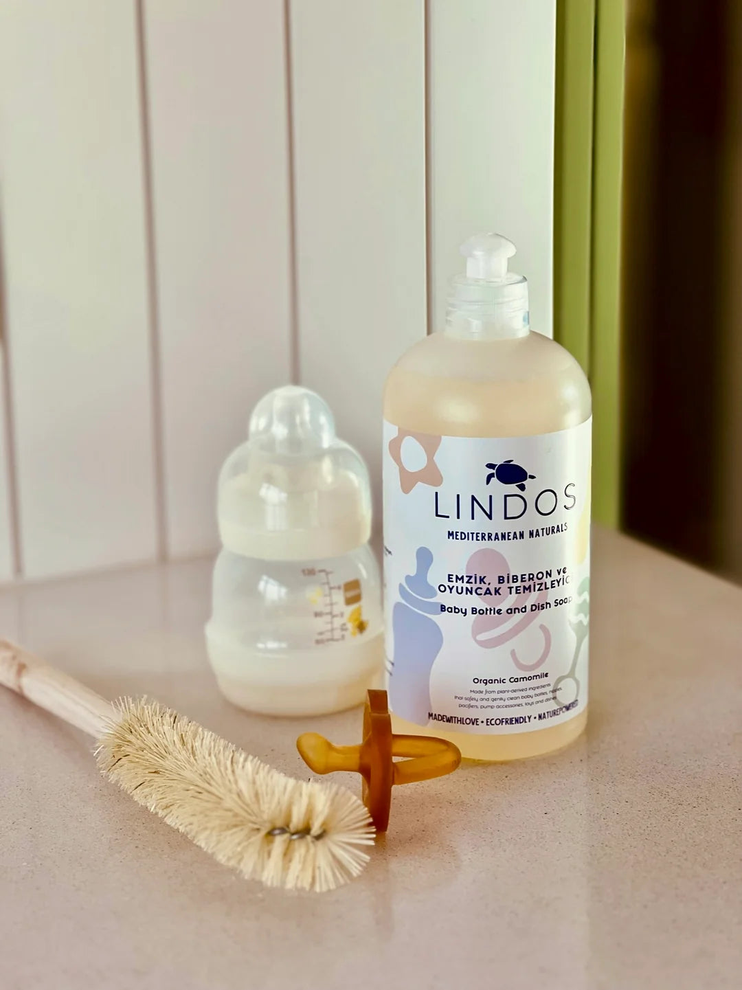 Ahşap Biberon ve Şişe Fırçası (6'lı Paket)