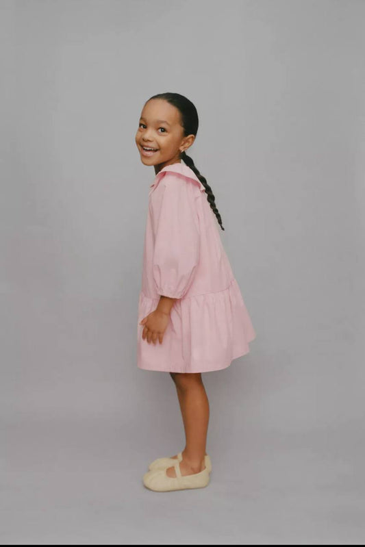 La’ciel Paris Fiyonk 🎀 Desenli İçi Astarlı Elbise (5'li Seri)