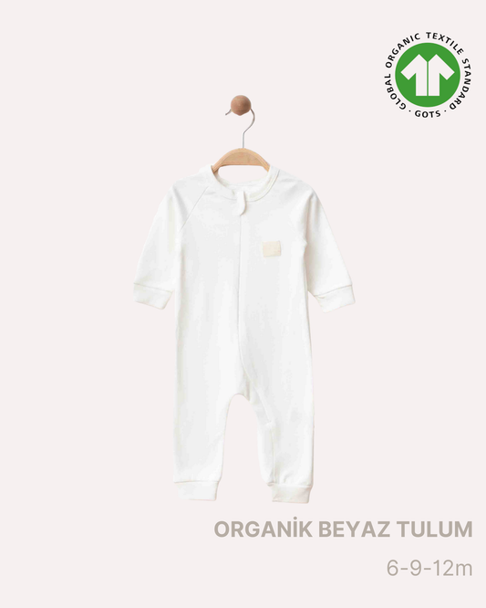 ORGANİK Beyaz Tulum (3'lü Seri)