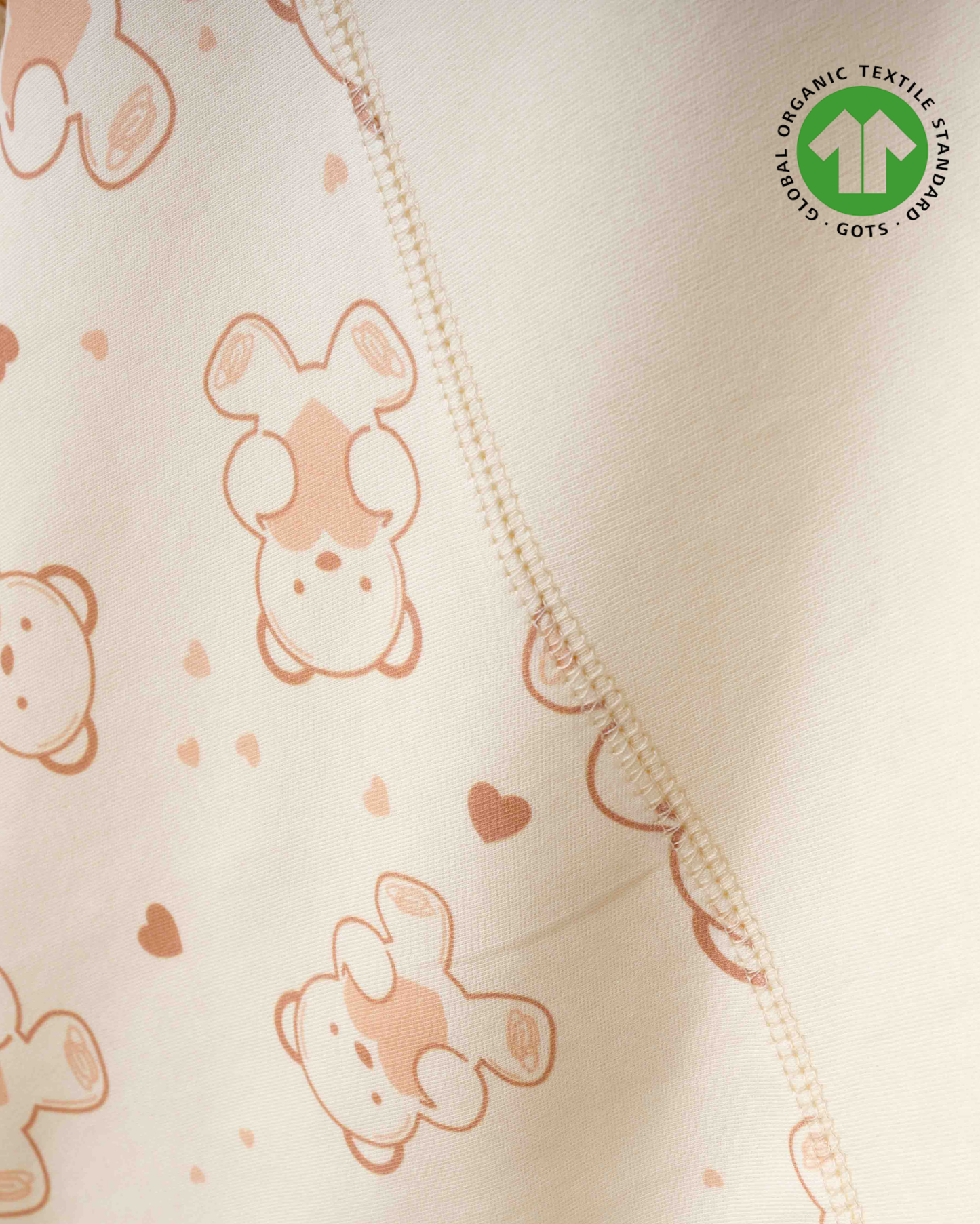 ORGANİK Bej Ayıcıklı Battaniye