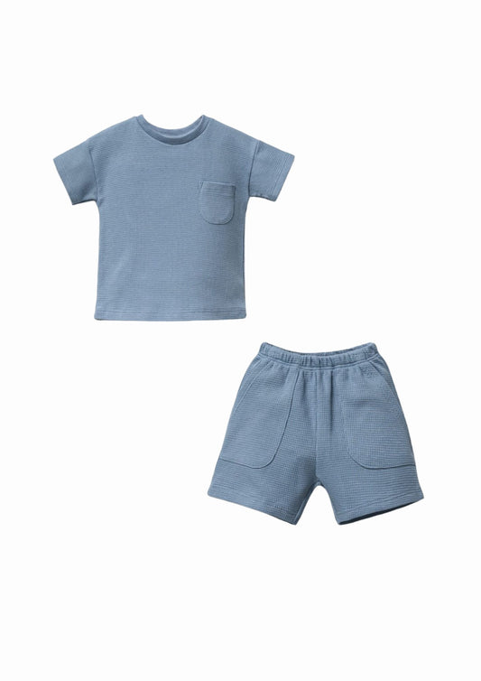 Waffle Şort T-shirt (4'lü Seri)