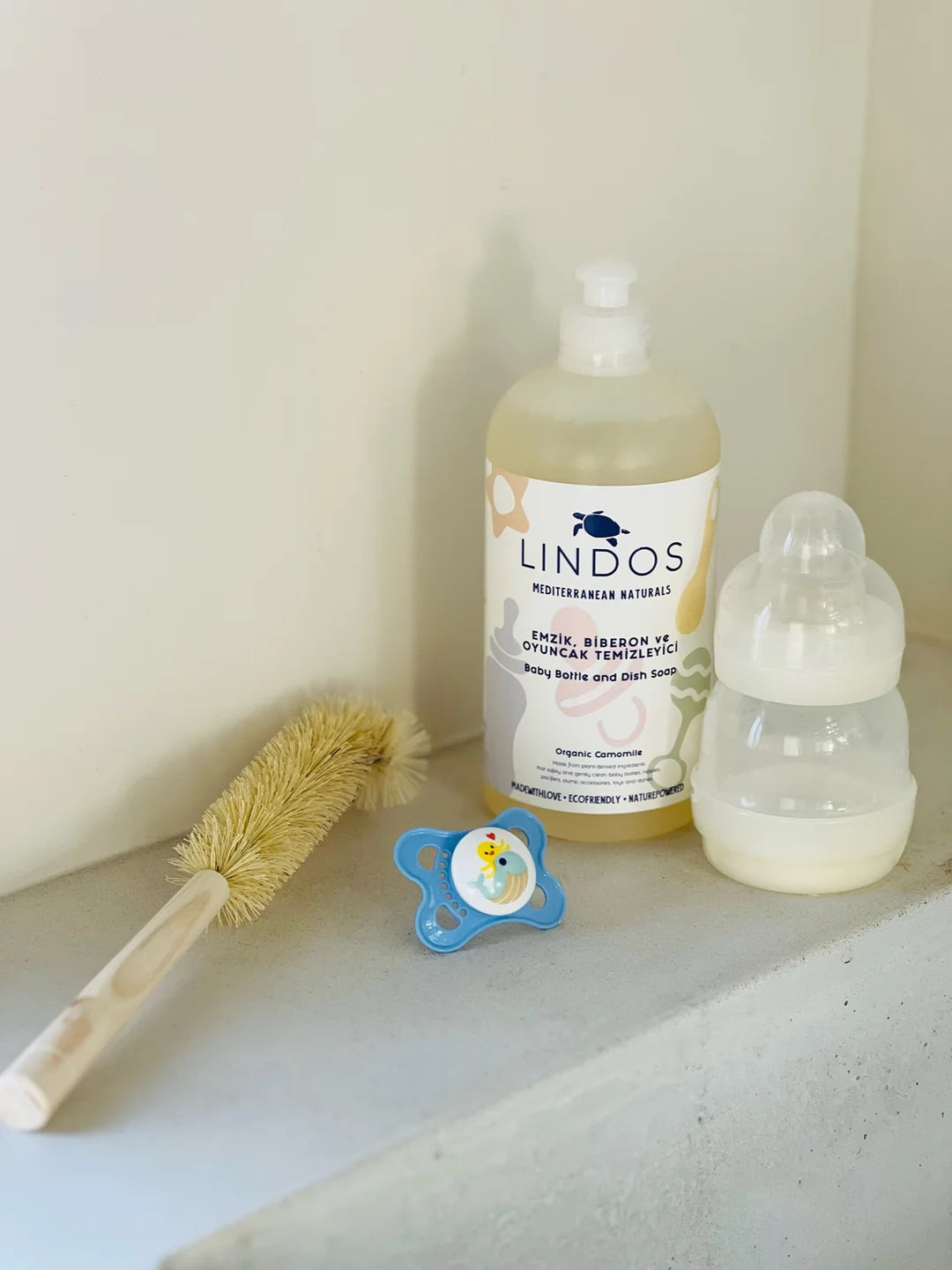 Ahşap Biberon ve Şişe Fırçası (6'lı Paket)