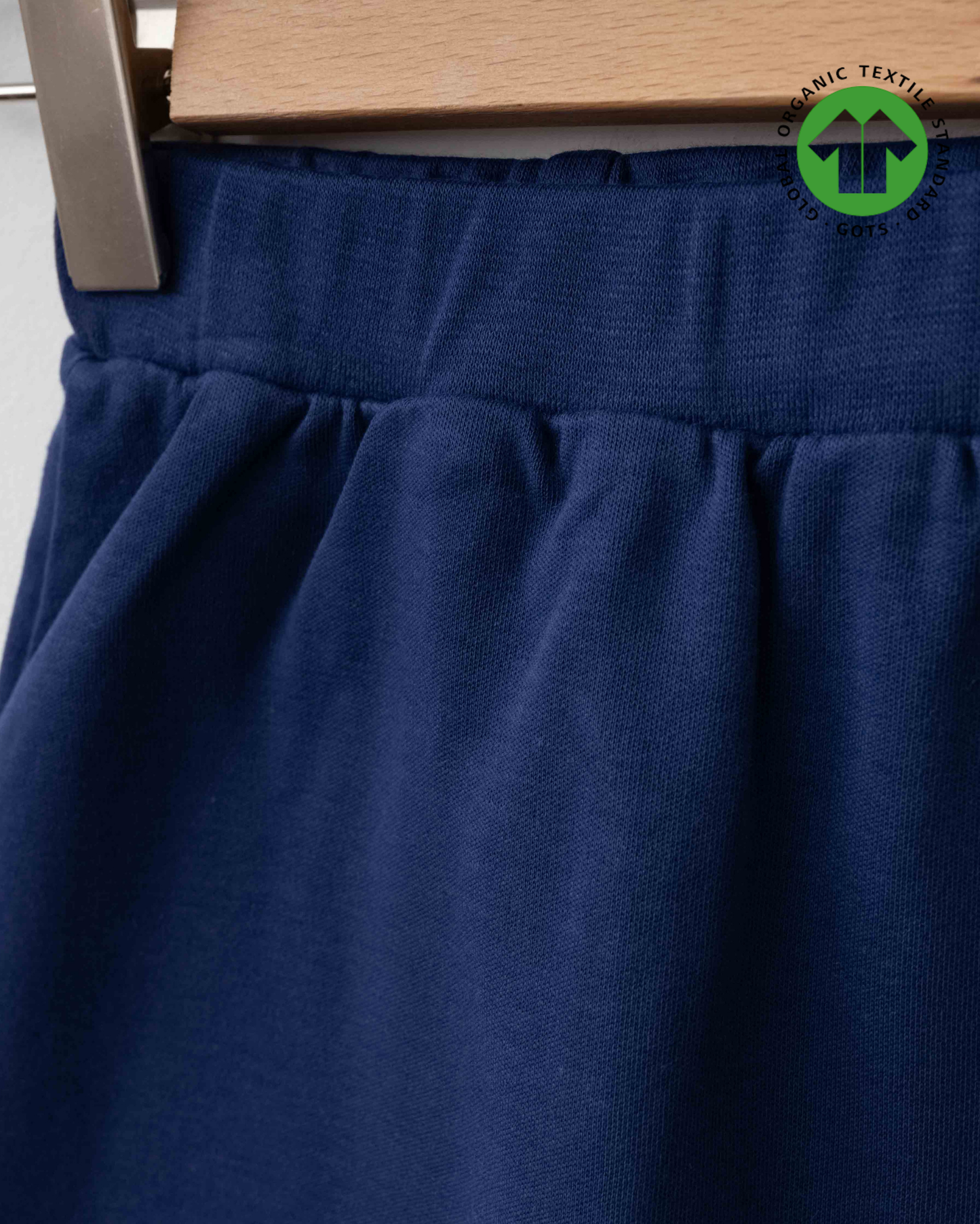 ORGANİK Açık Yeşil ve Lacivert 2'li Manşetli Pantolon (3'lü Seri)