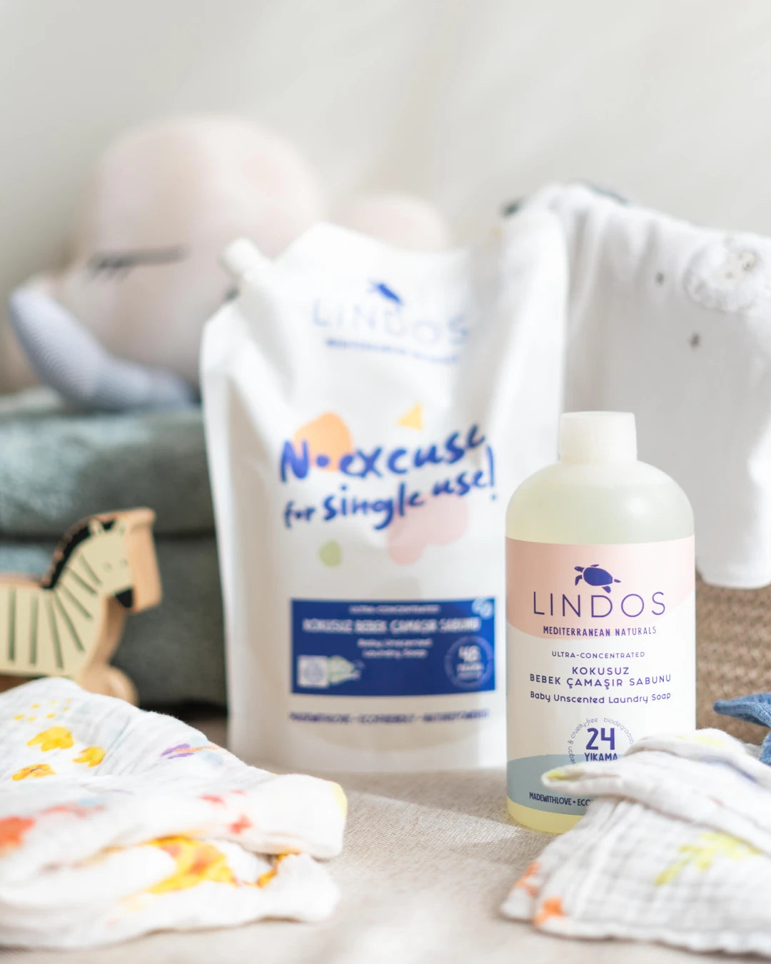 Doğal Bebek Çamaşır Deterjanı Bitkisel Sabun (6'lı Paket)