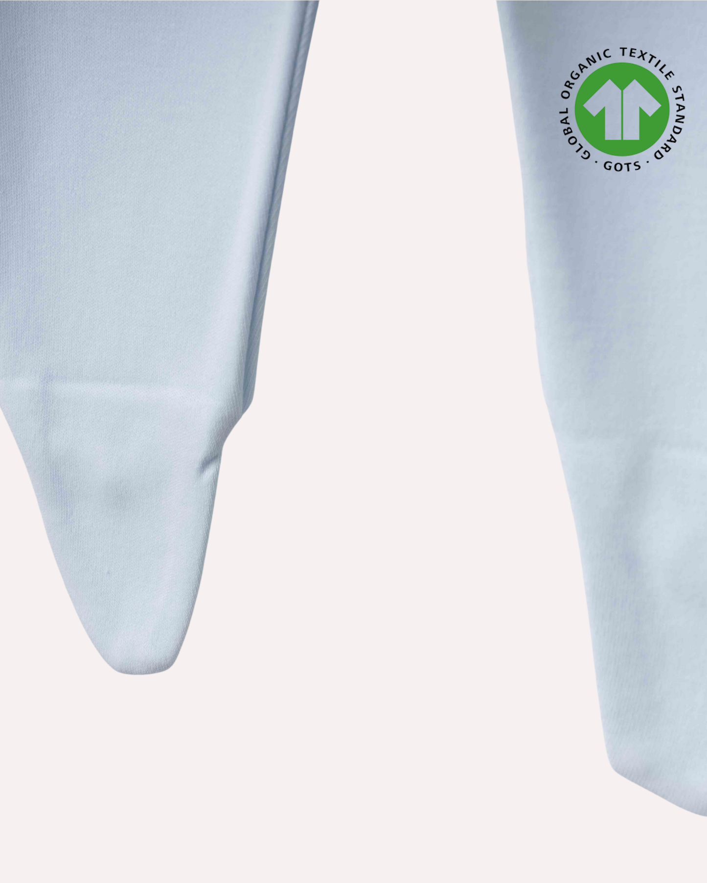 ORGANİK Açık Mavi ve Gri 2'li Patikli Pantolon (2'li Seri)