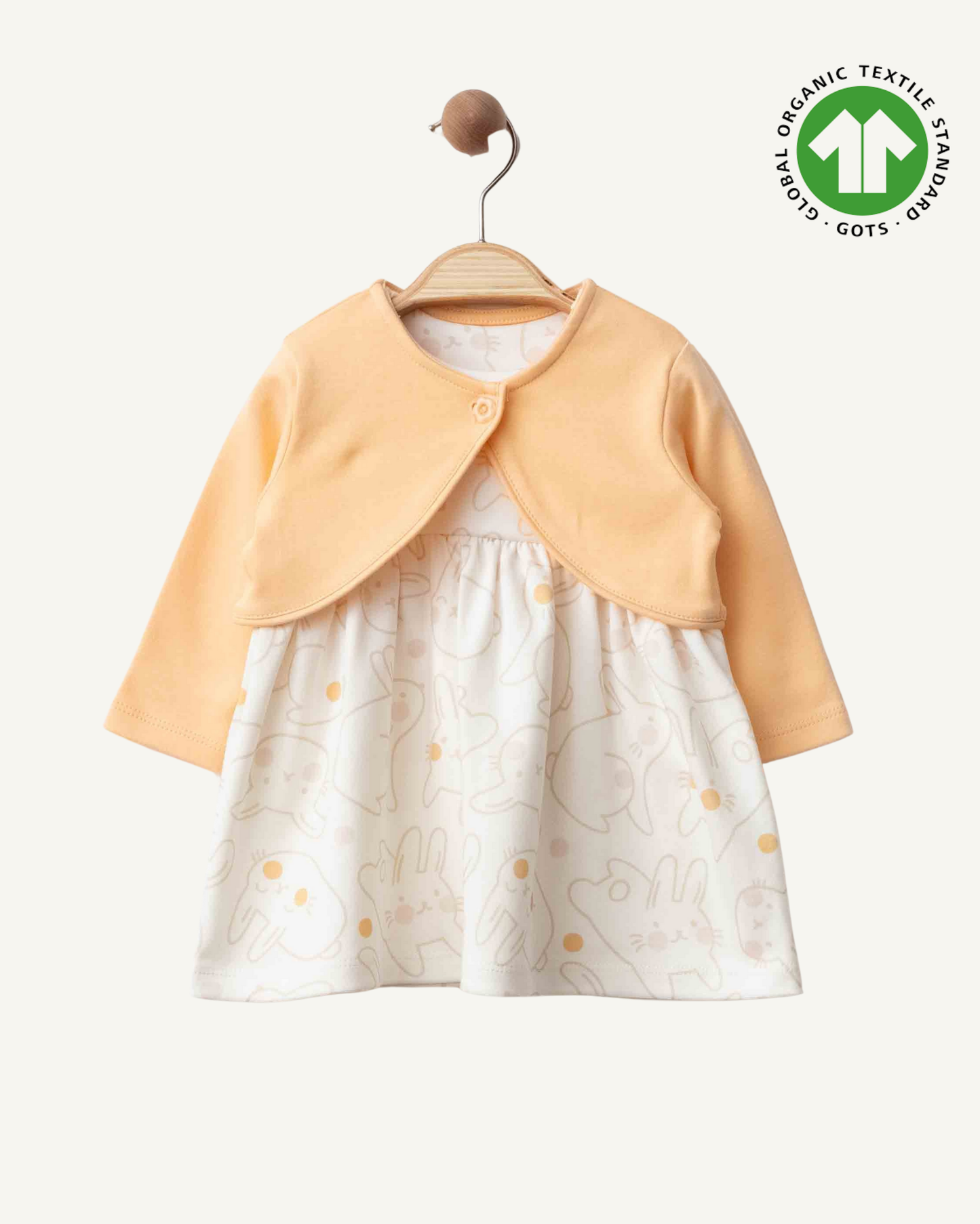 %100 Organik Pamuk Yelekli Elbise (4'lü Seri)