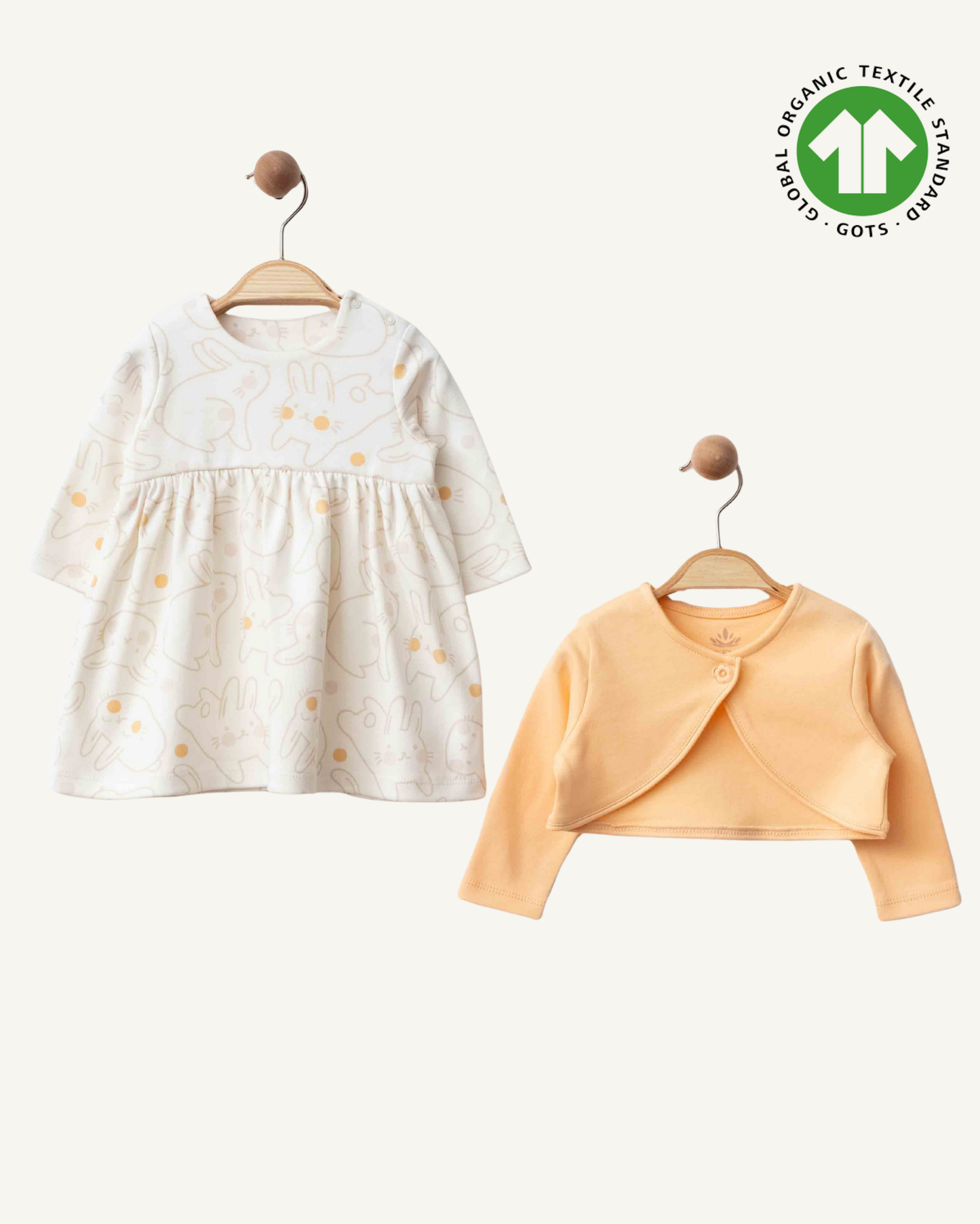 %100 Organik Pamuk Yelekli Elbise (4'lü Seri)