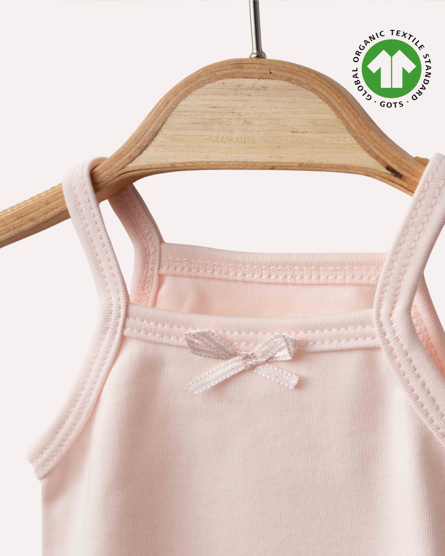 ORGANİK Askılı Beyaz 2'li Body (4'lü Seri)