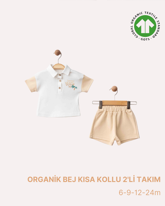 ORGANİK Bej 2'li Takım (4'lü Seri)