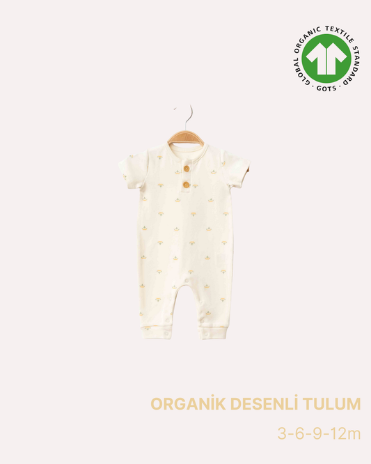 ORGANİK Desenli Tulum (4'lü Seri)