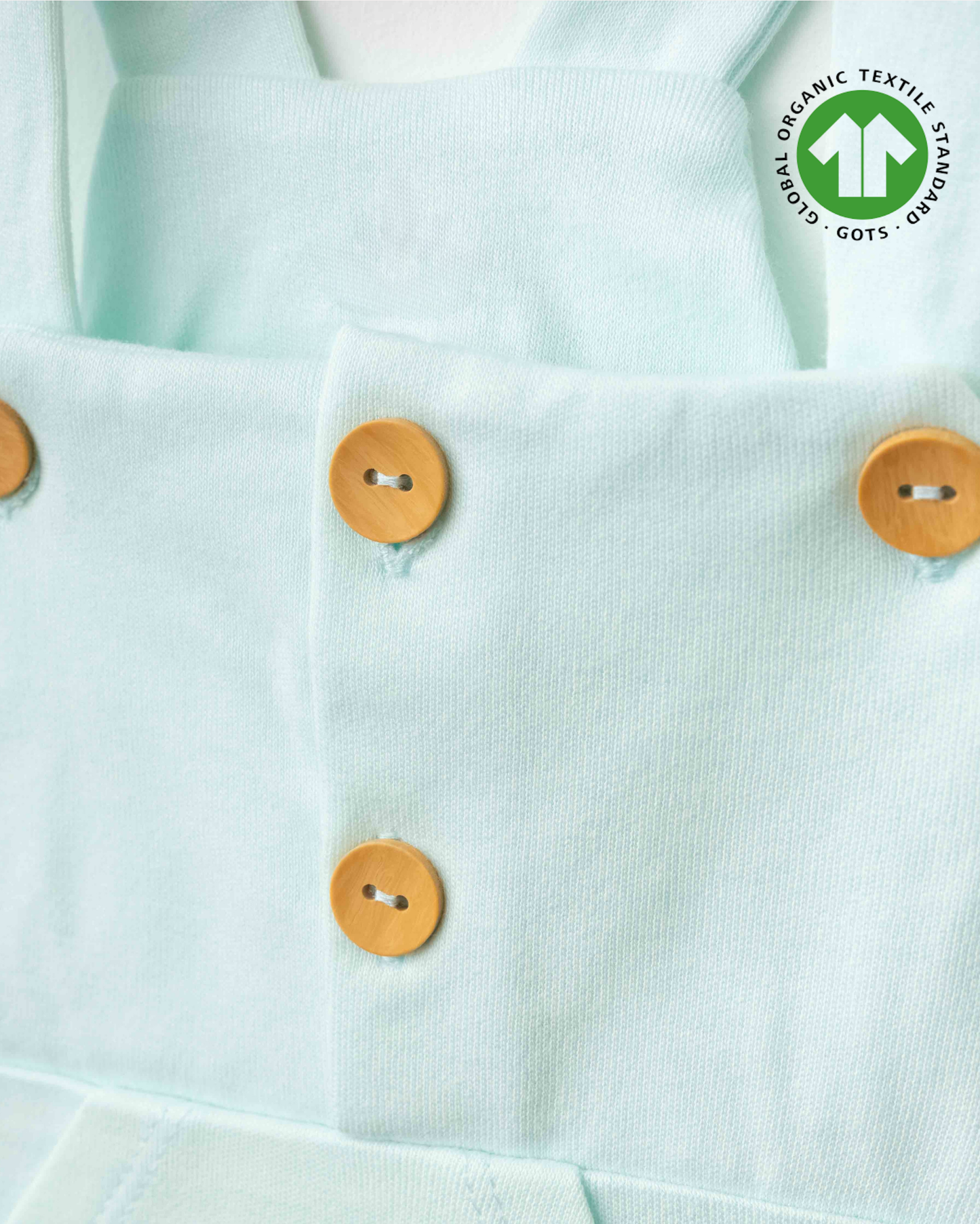 ORGANİK Cepli Mint Yeşili Tulum (6'lı Seri)