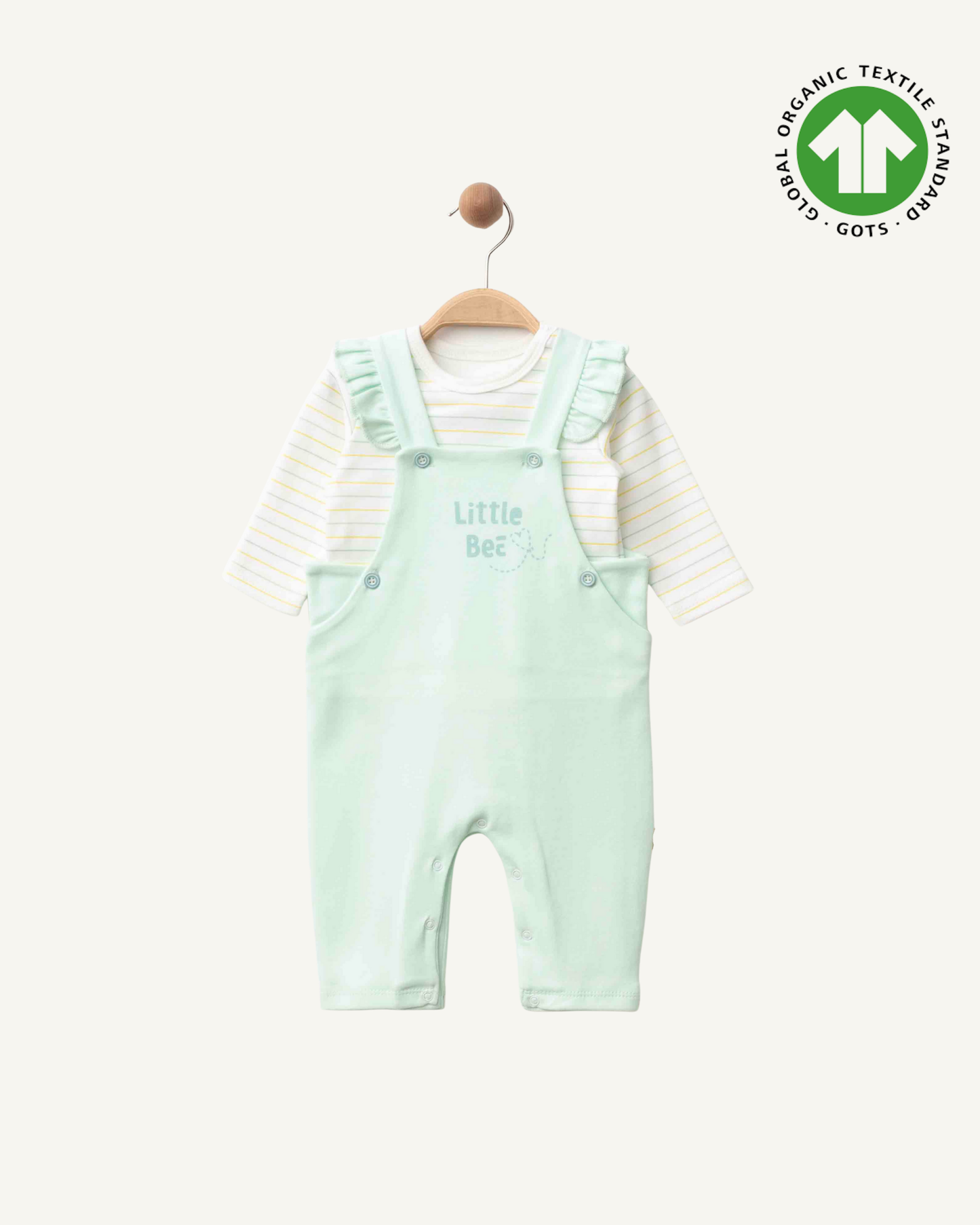 Little Bee Organik Salopetli Takım (5'li Seri)