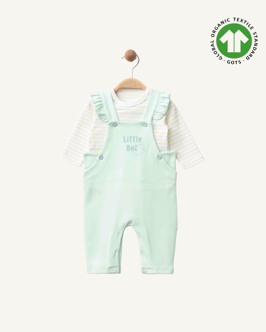 Little Bee Organik Salopetli Takım (5'li Seri)