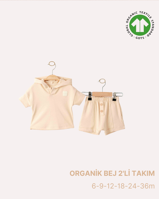 ORGANİK Bej 2'li Takım (6'lı Seri)