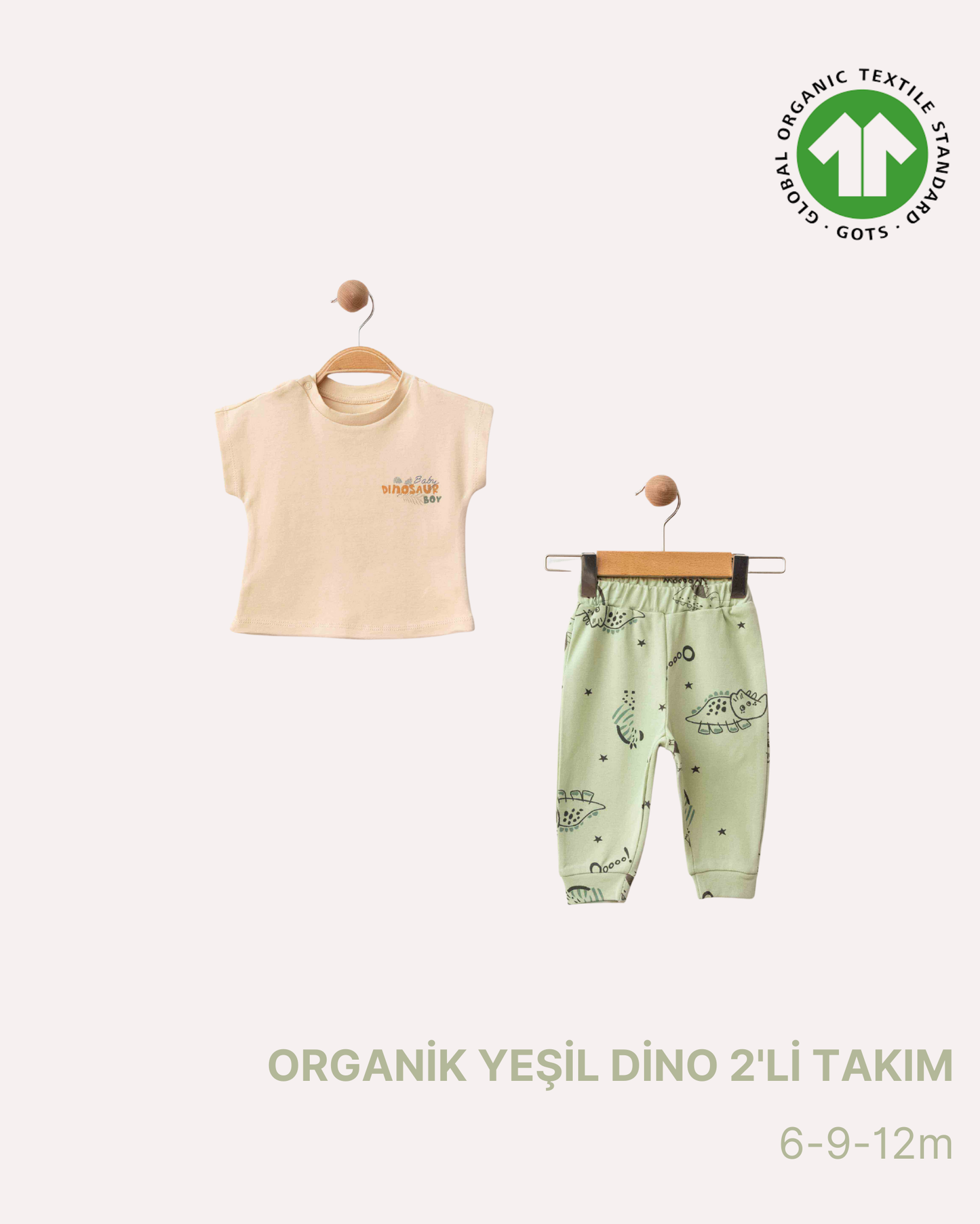 ORGANİK Yeşil Dino 2'li Takım (3'lü Seri)
