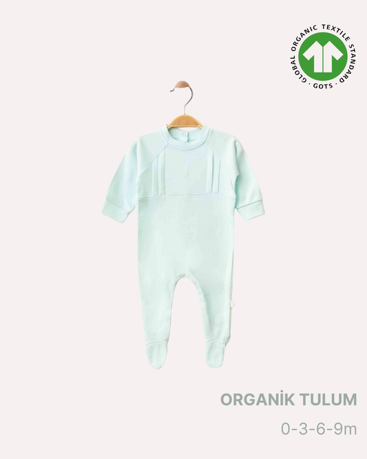 ORGANİK Bebe Mavisi Tulum (4'lü Seri)