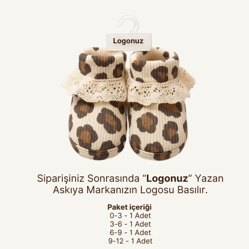 Leopar Dantelli Patik (4'lü Seri)